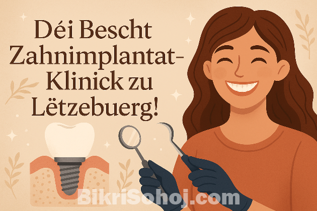 Déi bescht Zännimplantat Klinik zu Lëtzebuerg bikrisohoj
